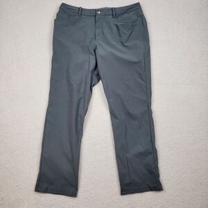 Lululemon ABC Classic-Fit 5 Pocket Pant Warpstreme Men's 34 Gray Chino M5335S